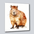 Capybara Wasserschwein 8 Wandbild Kunstdruck auf Leinwand | Wandbild Galerie