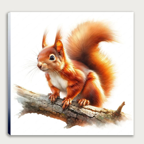 Eichhörnchen 8 Wandbild Kunstdruck auf Leinwand | Wandbild Galerie