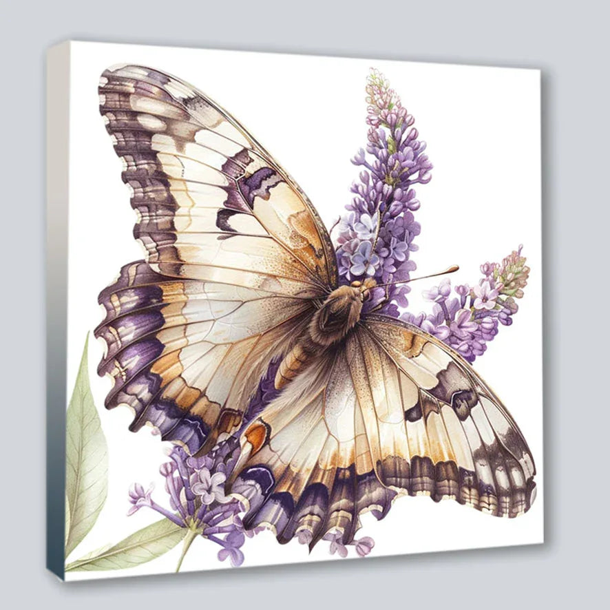Wandbild Schmetterling 7 Kunstdruck auf Leinwand direkt zum Aufhängen | Wandbild Galerie