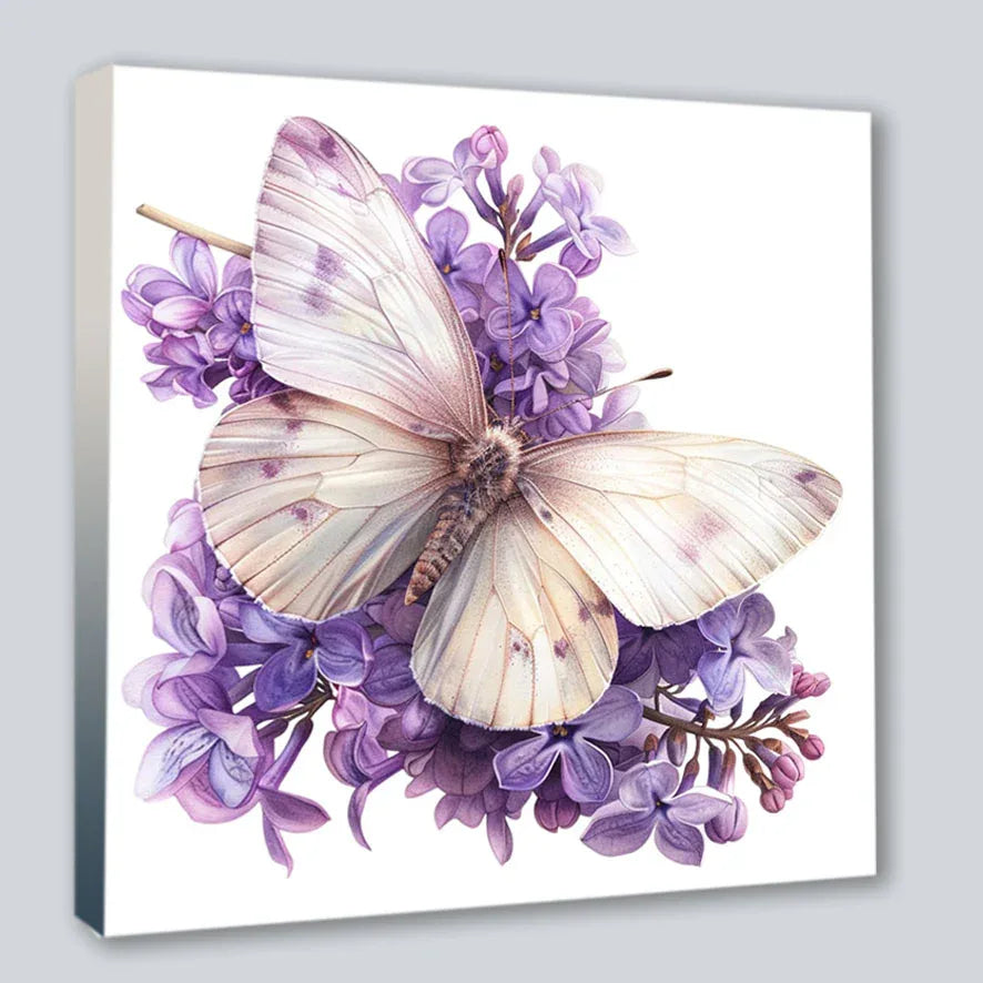 Wandbild Schmetterling 2 Kunstdruck auf Leinwand direkt zum Aufhängen | Wandbild Galerie