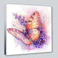 Wandbild Schmetterling 1 Kunstdruck auf Leinwand direkt zum Aufhängen | Wandbild Galerie