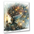 Wandbild Mädchen Elfe 2 Steampunk Kunstdruck auf Leinwand | Wandbild Galerie