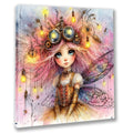 Wandbild Mädchen Elfe Steampunk Kunstdruck auf Leinwand | Wandbild Galerie