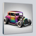 Wandbild Hot Rods 6 Car Kunstdruck auf Leinwand | Wandbild Galerie