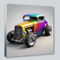 Wandbild Hot Rods 9 Car Kunstdruck auf Leinwand | Wandbild Galerie