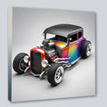 Wandbild Hot Rods 8 Car Kunstdruck auf Leinwand | Wandbild Galerie
