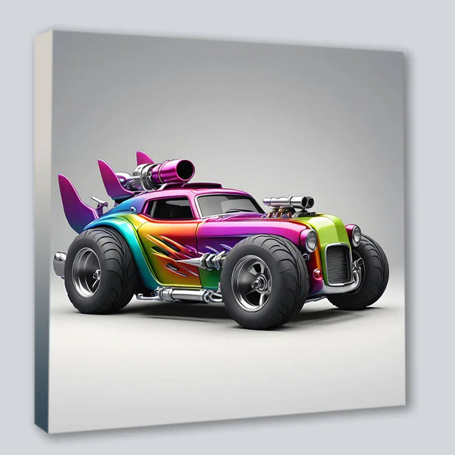Wandbild Hot Rods 7 Car Kunstdruck auf Leinwand | Wandbild Galerie
