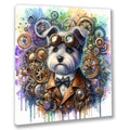 Wandbild kleiner Steampunkhund 9 Steampunk Kunstdruck auf Leinwand | Wandbild Galerie