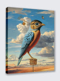 Wandbild Vogel Salvador Dali Style Kunstdruck auf Leinwand | Wandbild Galerie