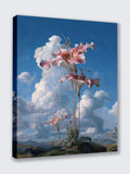 Wandbild Lilie Salvador Dali Style Kunstdruck auf Leinwand | Wandbild Galerie