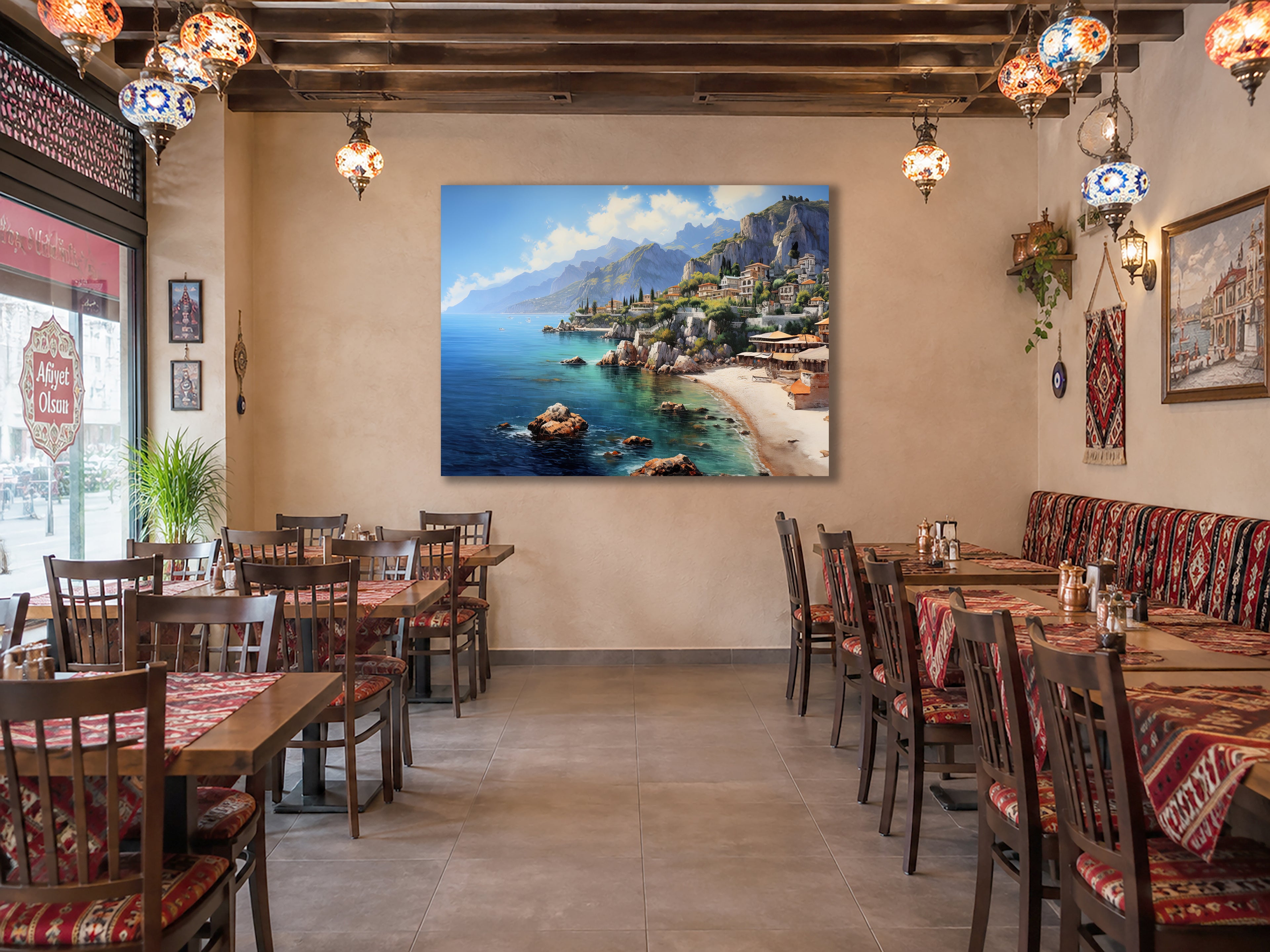 Wandbild Türkische Landschaft 5 Mediterrane Eleganz als Leinwandbild
