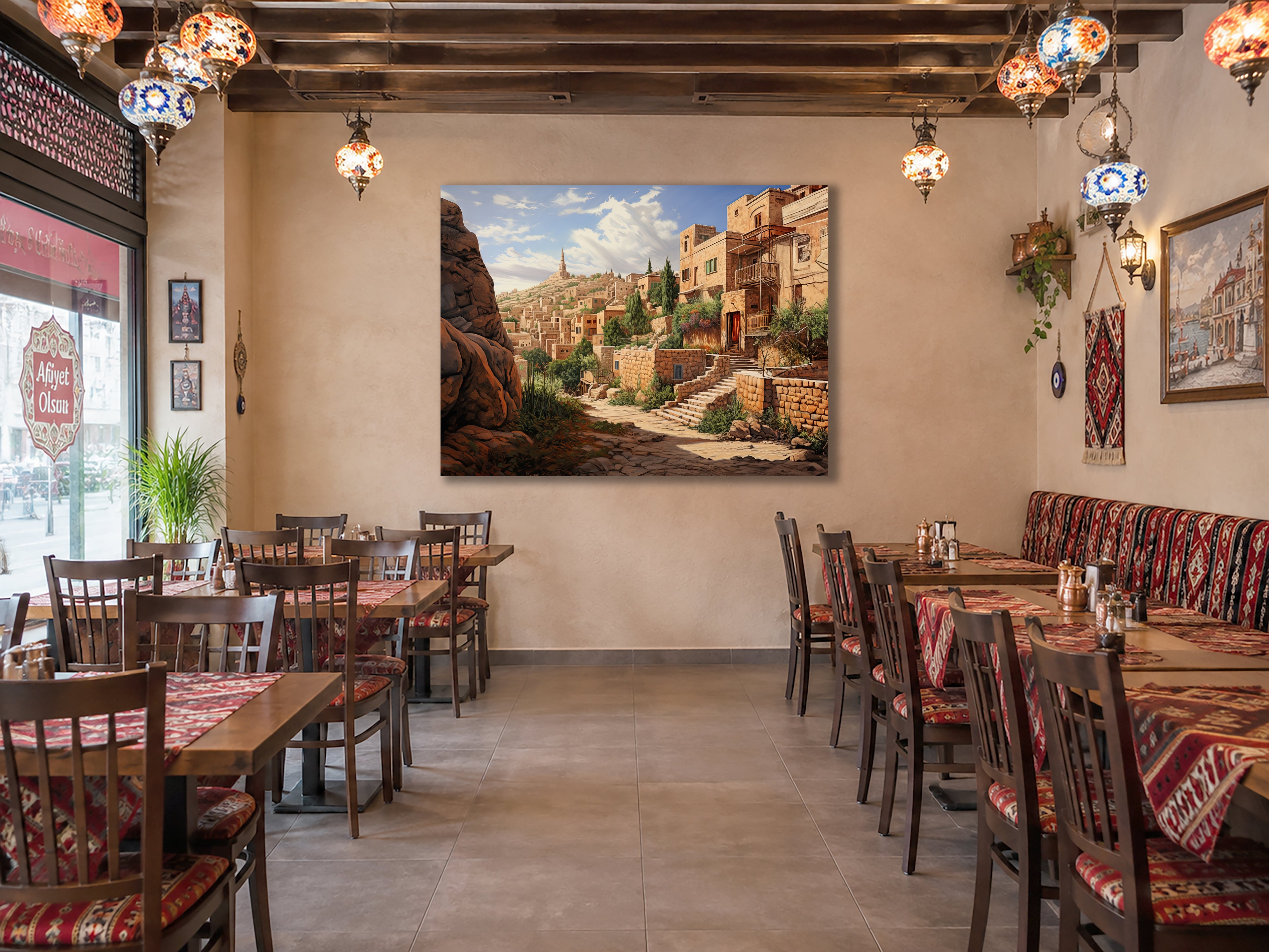 Wandbild Türkische Landschaft 2 Mediterrane Eleganz als Leinwandbild