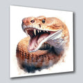 Cobra Schlange 3 Wandbild Kunstdruck auf Leinwand | Wandbild Galerie