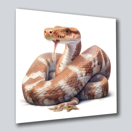 Cobra Schlange 2 Wandbild Kunstdruck auf Leinwand | Wandbild Galerie