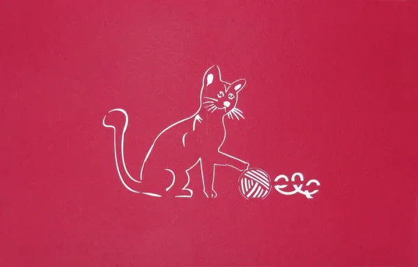 Pop Up Karte "Spielende Katze" - Katzenkarte, 3D Geburtstagskarte | Wandbild Galerie