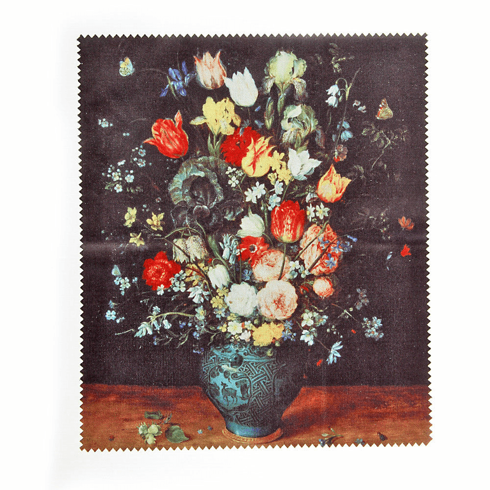 Brillenetui incl. Putztuch von Brueghel "Der Blumenstrauß" | Wandbild Galerie