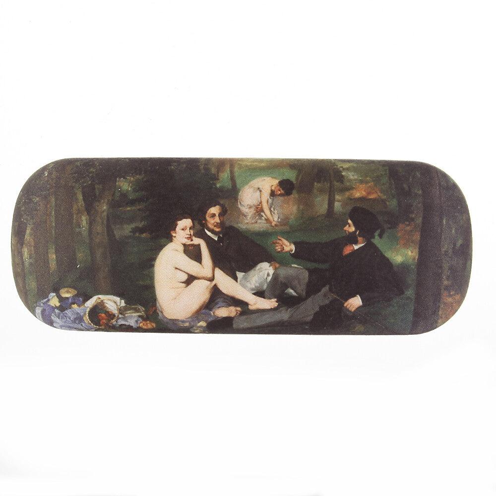 Brillenetui Manet Frühstück im Grünen Hartschale Brillenbox | Wandbild Galerie
