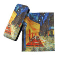 Brillenetui mit Putztuch Vincent van Gogh Cafeterasse am Abend Nachtcafe | Wandbild Galerie
