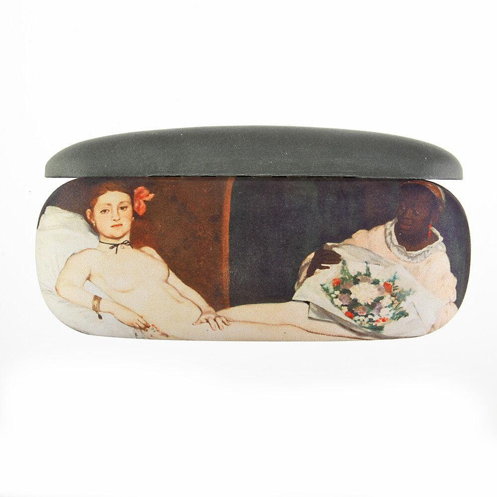 Brillenetui Manet Olympia Hartschale Brillenbox mit Putztuch | Wandbild Galerie