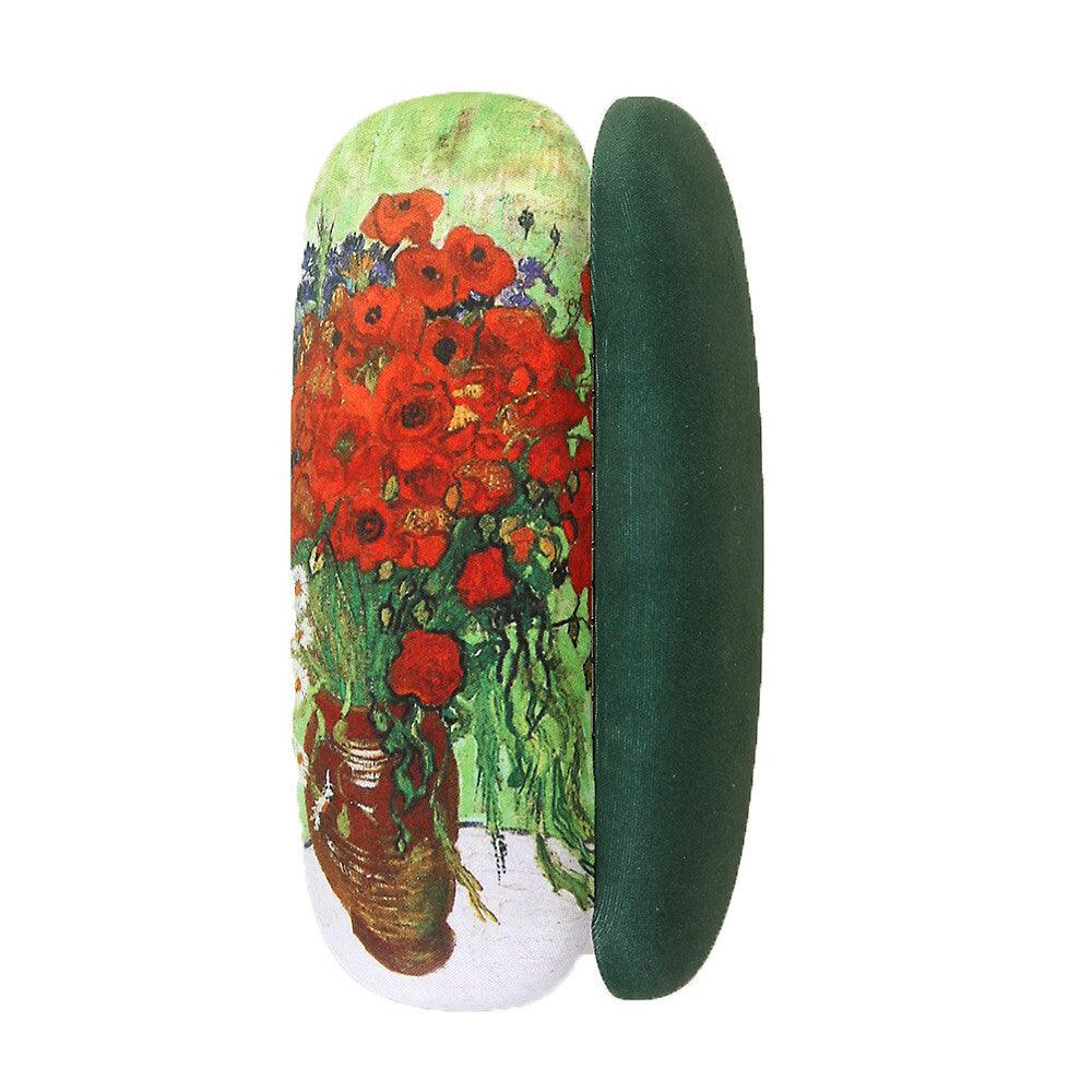 Brillenetui Van Gogh Mohn und Gänseblümchen Hartschale Brillenbox | Wandbild Galerie