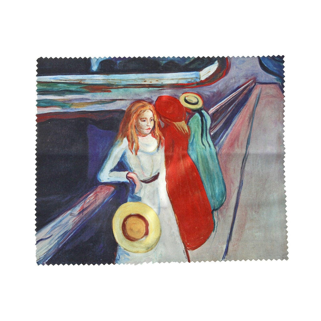 Brillenetui mit Putztuch von Edvard Munch "Mädchen auf der Brücke" Museum Wien | Wandbild Galerie