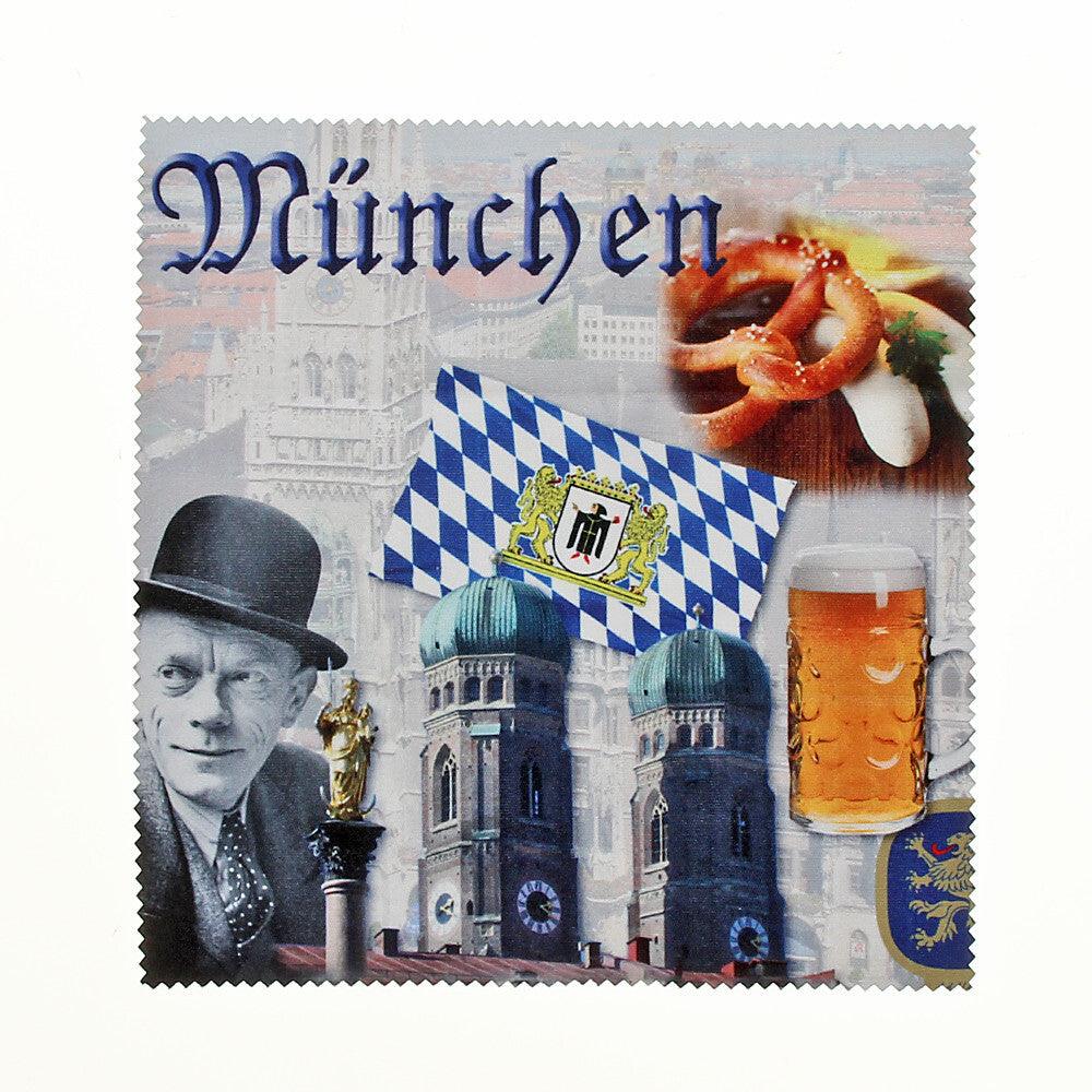 Brillenetui mit Putztuch Brillenbox microfaser bezogen München exclusiv bei uns | Wandbild Galerie