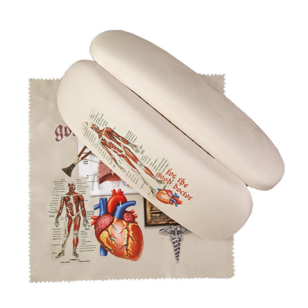 Brillenetui The good Doctor Human Body Microfaservelour bezogen | Wandbild Galerie