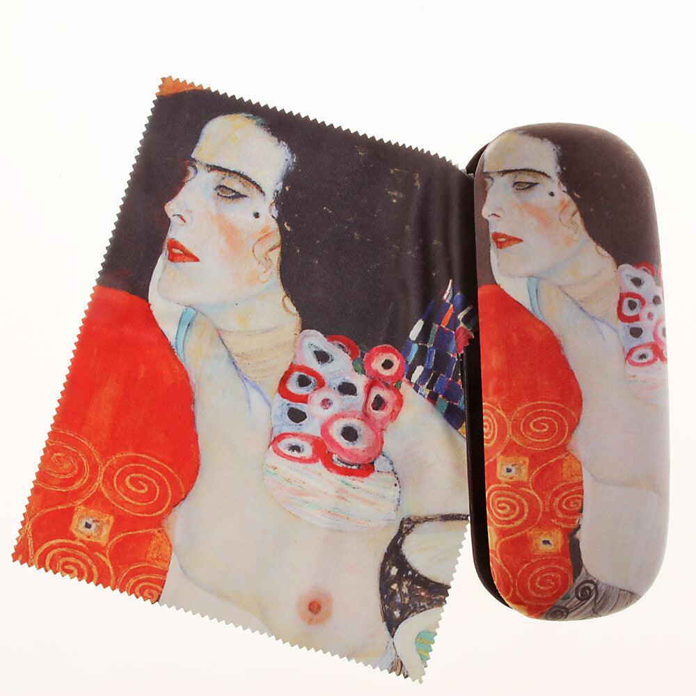 Kunst Brillenetui Gustav Klimt Judith Hartschale Brillenbox | Wandbild Galerie