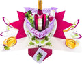 Pop Up Klappkarte Rotwein Motiv "Time To Celebrate" Geburtstag oder Jubiläen | Wandbild Galerie