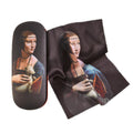 Brillenetui Set Leonardo Da Vinci Frau mit Hermelin Hartschale | Wandbild Galerie
