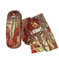 Brillenetui Set mit Putztuch Kunst Alphonse Mucha Herbst Hartschale Brillenbox | Wandbild Galerie