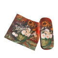 Brillenetui Vincent Van Gogh Rosen und Sonnenblumen Hartschale Brillenbox | Wandbild Galerie
