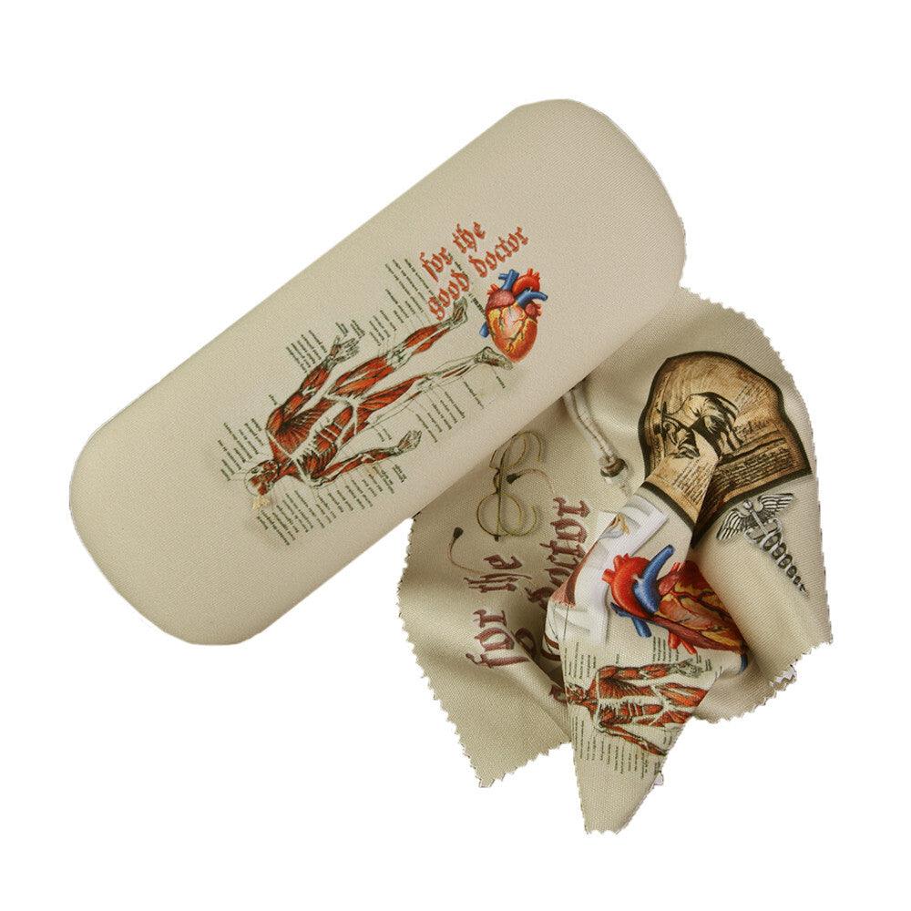 Brillenetui The good Doctor Human Body Microfaservelour bezogen | Wandbild Galerie
