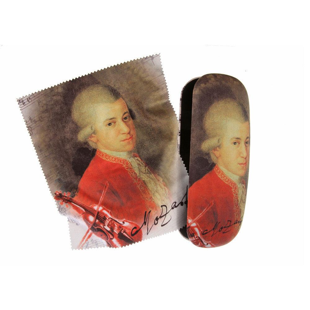Brillenetui Wolfgang Amadeus Mozart Color Hartschale Brillenbox | Wandbild Galerie