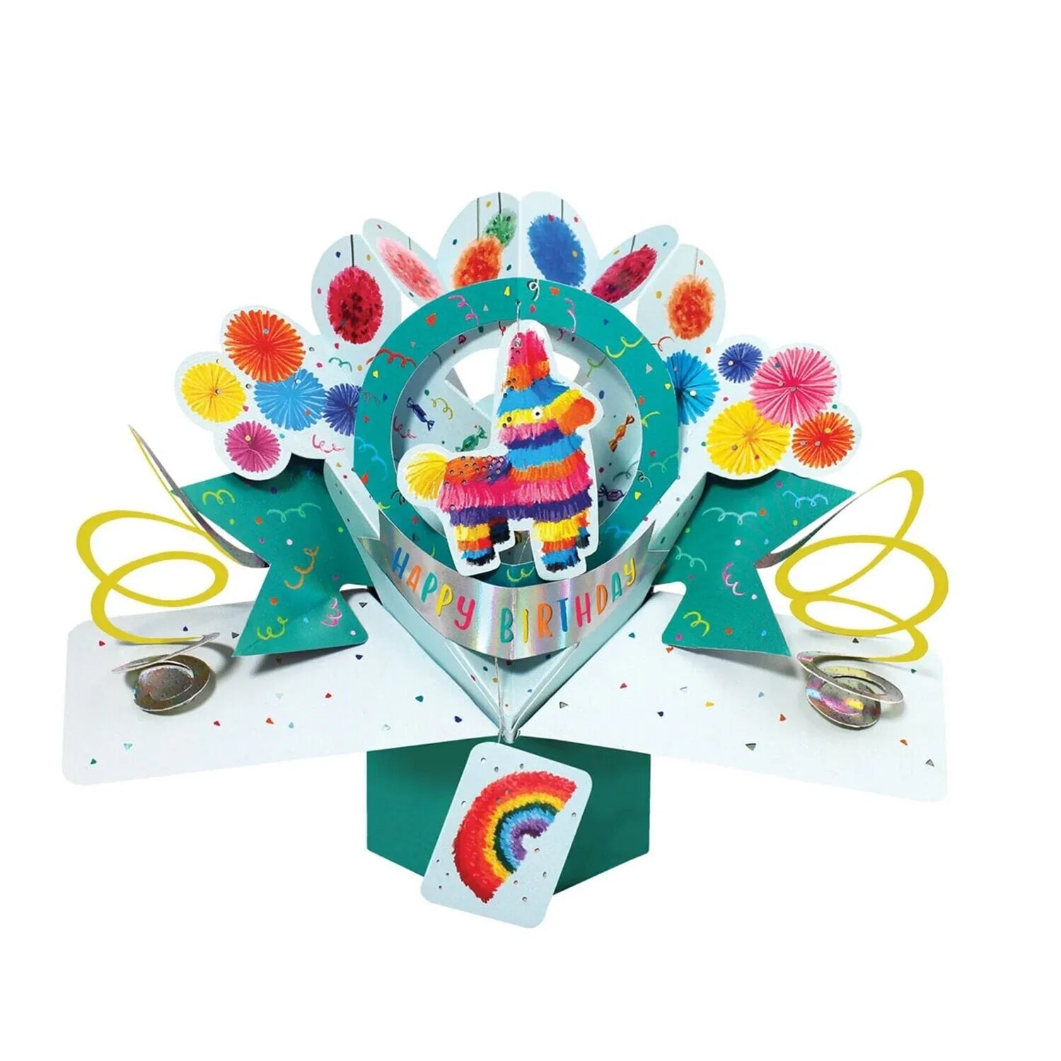 PopUP Klappkarte buntes Lama 3D Happy Birthday Geburtstagskarte | Wandbild Galerie