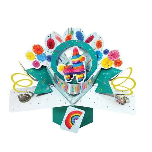 PopUP Klappkarte buntes Lama 3D Happy Birthday Geburtstagskarte | Wandbild Galerie