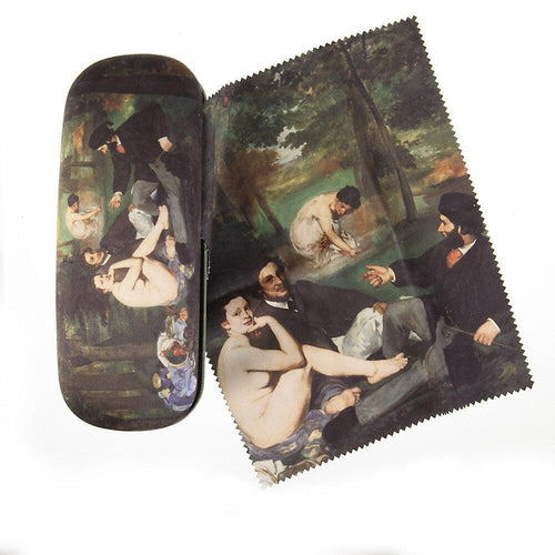 Brillenetui Manet Frühstück im Grünen Hartschale Brillenbox | Wandbild Galerie