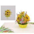 Pop Up Karte "Sonnenblumen" 3D Geburtstagskarte, Glückwunschkarte, Einladungskarte | Wandbild Galerie