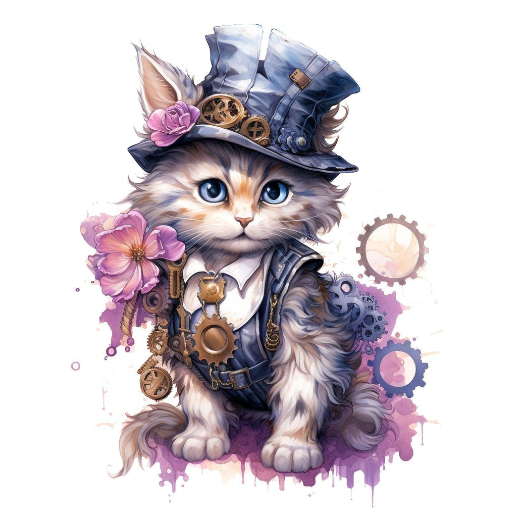 steampunkcat_10_Kopie - Wandbild Galerie