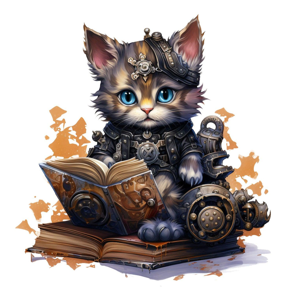 steampunkcat_13_Kopie - Wandbild Galerie