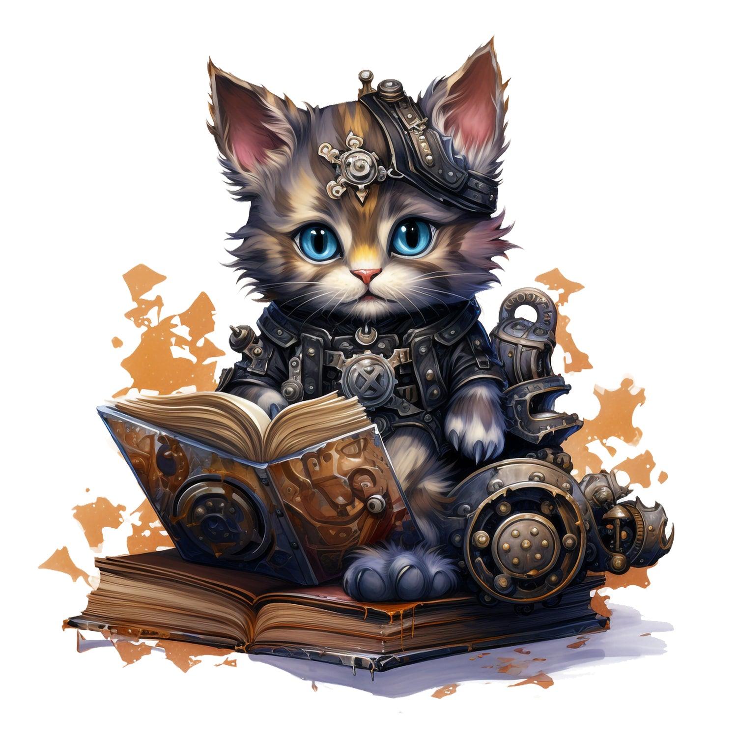 steampunkcat_13_Kopie - Wandbild Galerie