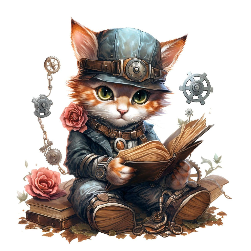 steampunkcat_15_Kopie - Wandbild Galerie