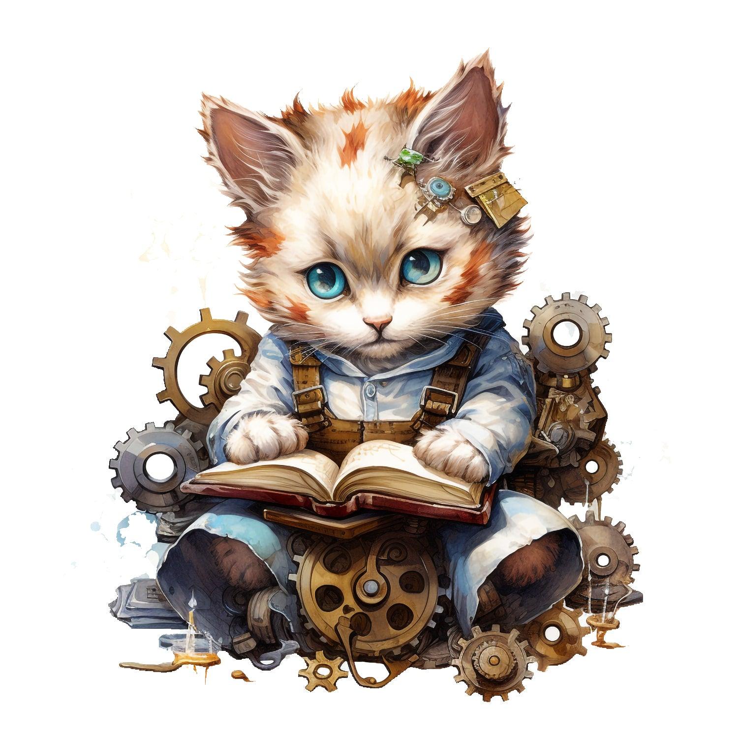 steampunkcat_16_Kopie - Wandbild Galerie
