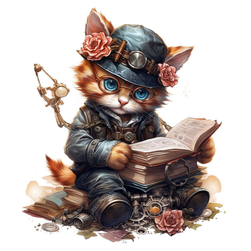 steampunkcat_17_Kopie - Wandbild Galerie