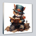Wandbild Katzenkinder 19 Steampunk Kunstdruck auf Leinwand | Wandbild Galerie