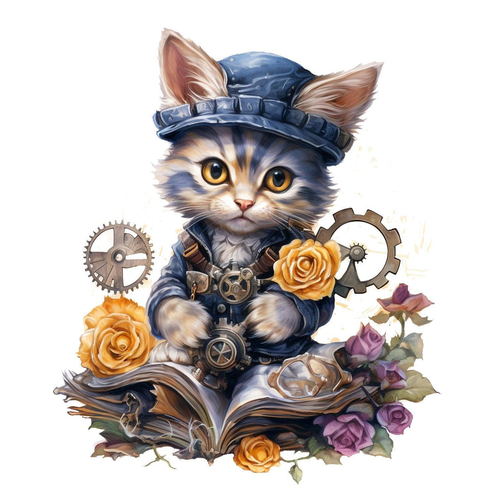 steampunkcat_20_Kopie - Wandbild Galerie
