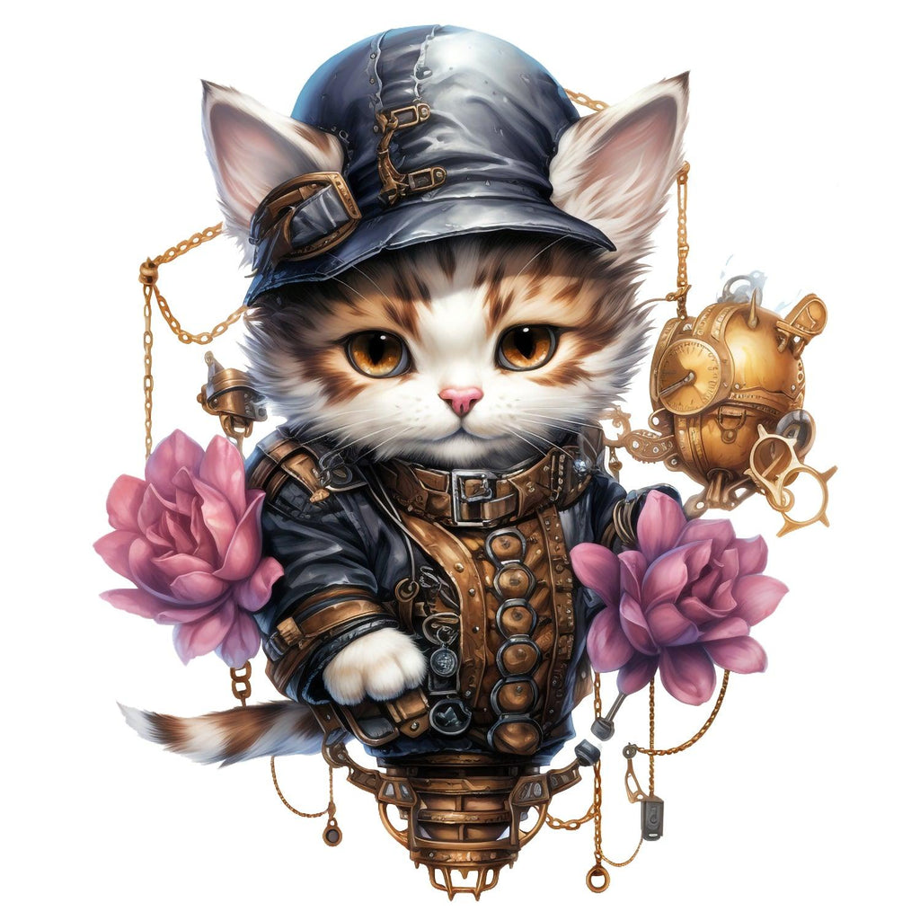 steampunkcat_2_Kopie - Wandbild Galerie