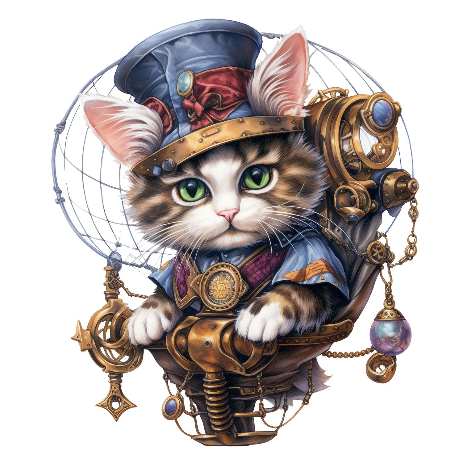 steampunkcat_3_Kopie - Wandbild Galerie
