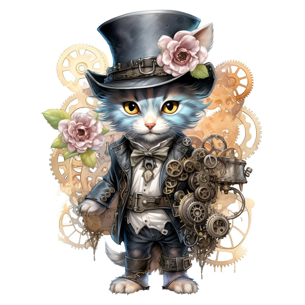 steampunkcat_6_Kopie - Wandbild Galerie