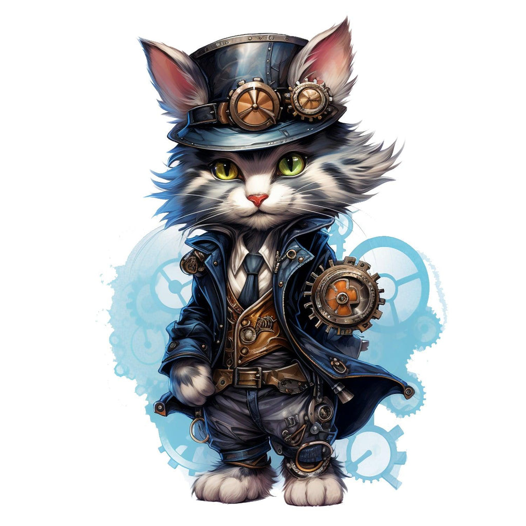 steampunkcat_9_Kopie - Wandbild Galerie